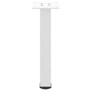 sofabordsben 4 stk. hvid 42-44 cm stål