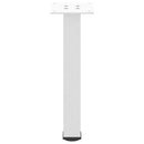 sofabordsben 4 stk. hvid 42-44 cm stål