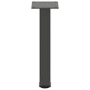 sofabordsben 4 stk. antracit 42-44 cm stål
