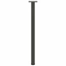 konsolbordben 4 stk. antracit 72-74 cm stål