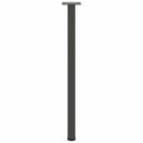 konsolbordben 4 stk. antracit 72-74 cm stål