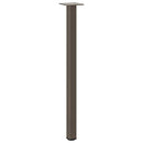 konsolbordben 4 stk. naturstål 72-74 cm stål