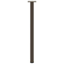konsolbordben 4 stk. naturstål 72-74 cm stål