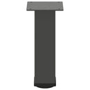 sofabordsben 4 stk. antracit 30-32 cm stål