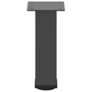 sofabordsben 4 stk. antracit 42-44 cm stål