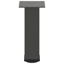 sofabordsben 4 stk. antracit 42-44 cm stål