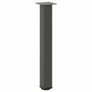 konsolbordben 4 stk. antracit 72-74 cm stål