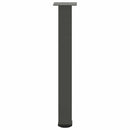 konsolbordben 4 stk. antracit 72-74 cm stål