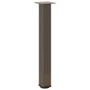 konsolbordben 4 stk. naturstål 72-74 cm stål