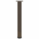 konsolbordben 4 stk. naturstål 72-74 cm stål