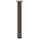 konsolbordben 4 stk. naturstål 72-74 cm stål