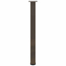 barbordsben 4 stk. naturstål 90-92 cm stål