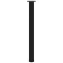 barbordsben 4 stk. sort 100-102 cm stål
