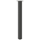 barbordsben 4 stk. antracit 100-102 cm stål