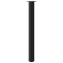 barbordsben 4 stk. sort 110-112 cm stål