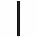 barbordsben 4 stk. sort 110-112 cm stål