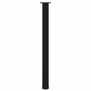 barbordsben 4 stk. sort 110-112 cm stål