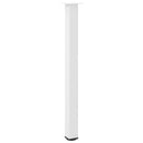 barbordsben 4 stk. hvid 110-112 cm stål