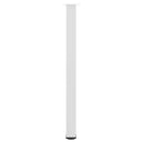 barbordsben 4 stk. hvid 110-112 cm stål