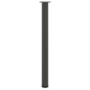 barbordsben 4 stk. antracit 110-112 cm stål