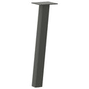 sofabordsben 4 stk. antracit 30 cm stål
