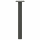 sofabordsben 4 stk. antracit 30 cm stål