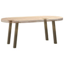 sofabordsben 4 stk. naturstål 30 cm stål