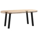 sofabordsben 4 stk. sort 42 cm stål