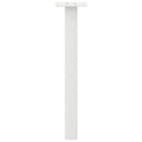 sofabordsben 4 stk. hvid 42 cm stål