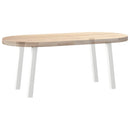 sofabordsben 4 stk. hvid 42 cm stål