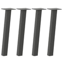sofabordsben 4 stk. antracit 42 cm stål