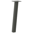 sofabordsben 4 stk. antracit 42 cm stål
