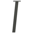 sofabordsben 4 stk. antracit 42 cm stål