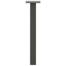 sofabordsben 4 stk. antracit 42 cm stål