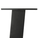 sofabordsben 4 stk. antracit 42 cm stål