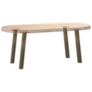 sofabordsben 4 stk. naturstål 42 cm stål