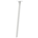 konsolbordben 4 stk. hvid 72 cm stål