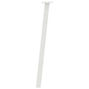 konsolbordben 4 stk. hvid 72 cm stål