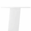 konsolbordben 4 stk. hvid 72 cm stål