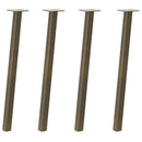 konsolbordben 4 stk. naturstål 72 cm stål