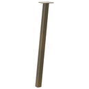 konsolbordben 4 stk. naturstål 72 cm stål