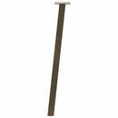 konsolbordben 4 stk. naturstål 72 cm stål