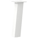sofabordsben 4 stk. hvid 30 cm stål