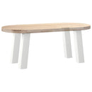 sofabordsben 4 stk. hvid 42 cm stål