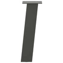 sofabordsben 4 stk. antracit 42 cm stål