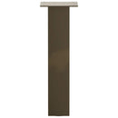 sofabordsben 4 stk. naturstål 42 cm stål