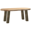 sofabordsben 4 stk. naturstål 42 cm stål
