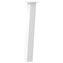 konsolbordben 4 stk. hvid 72 cm stål
