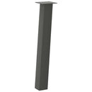 konsolbordben 4 stk. antracit 72 cm stål