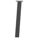 konsolbordben 4 stk. antracit 72 cm stål